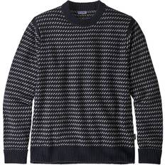 Patagonia Knitted Sweaters - M - Men Patagonia Recycled Wool Sweater - Classic Navy