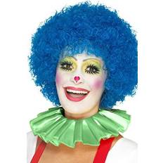 Smiffys Clown Neck Ruffle Green