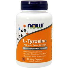 Vitamins & Supplements Now Foods L-Tyrosine 750 mg 90 Capsules