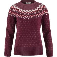 Fjällräven Women Sweaters Fjällräven Övik Knit Sweater W - Dark Garnet