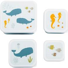 A Little Lovely Company Lunch & Snack Box Set Ocean