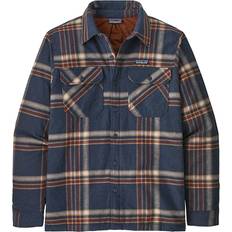 Patagonia Insulated Organic Cotton Midweight Fjord Flannel Shirt - Growlers Plaid/Smolder Blue