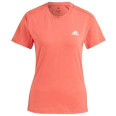 Adidas Designed To Move Aeroready T-shirt Women - Crew Red/White