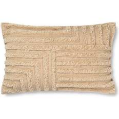 Ferm Living Crease Zierkissen Beige (60x40cm)