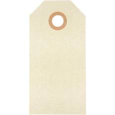 Creativ Company Manila Tags, size 4x8 cm, 250 g, cream, 1000 pc/ 1 pack