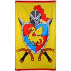 Boland Knights and Dragons Medieval Polyester Flag 150 x 90 Centimetres
