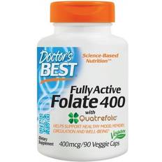 Doctor's Best Fully Active Folate 400 with Quatrefolic 400mcg 90 Stk.