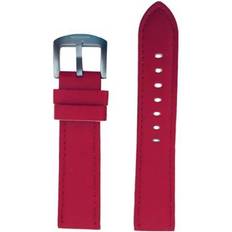 Unisex Watch Straps Bobroff Quartz BFS011 22mm Red