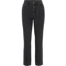 Noisy May Isabel High Waist Mom Jeans - Black