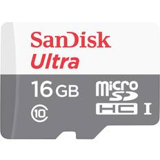SanDisk 16 GB Minnekort SanDisk Mobile Ultra microSDHC Class 10 UHS-I U1 80MB/s 16GB