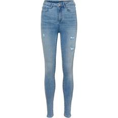 Vero Moda Sophia High Waist Skinny Fit Jeans - Blue/Light Blue Denim