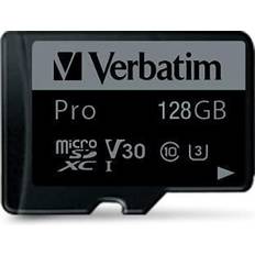 128 GB - microSDHC Minnekort Verbatim Pro microSDXC Class 10 UHS-I U3 128GB