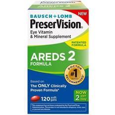 Bausch & Lomb PreserVision Eye Vitamin and Mineral Supplement 120 st