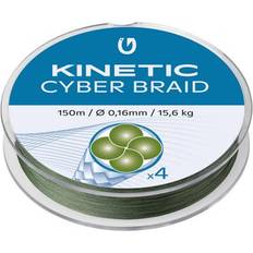 Kinetic 8 Braid: 12.0kg Fluo Green 150m