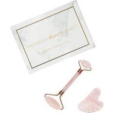 Rosa Gua Sha & Jade Rollers Gaveæske Rosa Quartz roller