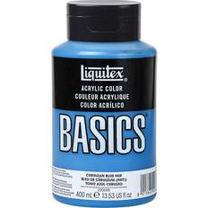 Liquitex Basics Acrylics Colors cerulean blue hue 13.5 oz. flat cap squeeze bottle