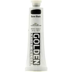 Golden Heavy Body Acrylics bone black 2 oz