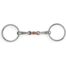 Shires Copper Lozenge Horse Loose Ring Snaffle