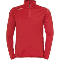 Sportswear Garment - Unisex Sweaters Uhlsport Essential 1/4 Zip Top Unisex - Red/White