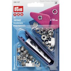 Prym Druckknöpfe Jersey Ring silber 10mm 10 Stück