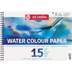 Wasserbasiert Aquarellpapier Talens skissbok Art Creation A4 240 gr papper tomt 15 ark