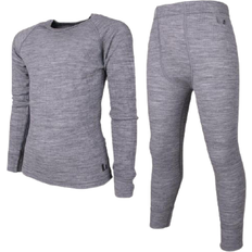 Lindberg Superundertøy Lindberg Rib Merino Set - Grey Melange