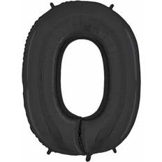 Grabo Jumbo Number 0 Black Balloon