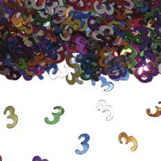 Konfetti Folat Party Confetti Number 3 Multi colors