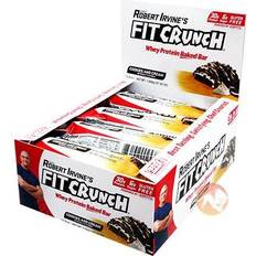 Food & Drinks FIT Crunch Bars Chocolate Chip Cookie Dough 12 88g Bars Protein Bars Chef Robert Irvine