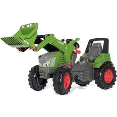 Rolly Toys Farmtrac Premium Fendt Vario 939 Pedal Tractor with Front Loader RollyTrac Loader for Children from 3 Years with Whisper Tyres) 710263 Green/Grey