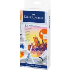 Wasserbasiert Aquarellfarben Faber-Castell akvarell 108 ml aluminium vit/blå 13 delar