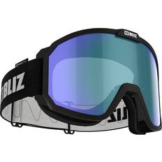 Bliz Rave Nano Optics Ski Goggle Nano Optics Light Orange With Blue Multicoating/CAT1 Matt Black