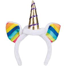 Disney Hodeplagg Boland Unicorn Horn Tiara with Rainbow Ears