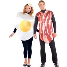 Amscan Bacon & Egg Breakfast Couple Costume Set