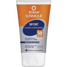 Flüssig Sonnenschutz Ecran Sunnique Sun Sport Ultralight Fluid Lemonoil SPF50 40ml