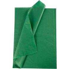Vannbasert Silke- & kreppapir Creativ Company Tissue Paper, 50x70 cm, 17 g, green, 25 sheet/ 1 pack