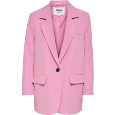 Rosa Jacketts Only Lana Berry Long Blazer - Pink/Fuchsia Pink