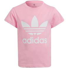 Adidas Kid's Adicolor Trefoil T-Shirt - True Pink/White (HC1974)