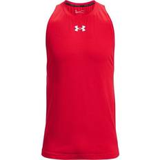 Under Armour Baseline Cotton Tank Top - Red/White