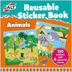 Klistremerker Galt Reusable Sticker Books Animals