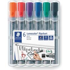 Staedtler 356 B WP6 Flipchart marker 2 5 mm Black, Blue, Red, Green, Orange, Purple 6 pc(s)