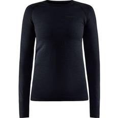 Skifahren Basisschicht-Oberteile Craft Sportswear Core Dry Active Comfort LS Women - Black