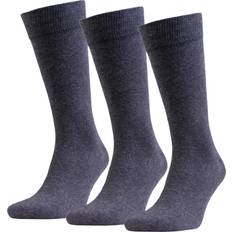 Amanda Christensen True Combed Cotton Socks 3-pack - Anthracite