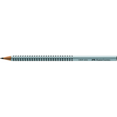 Bleistifte Faber-Castell Grip 2001 Graphite Pencil B Silver