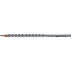 Bleistifte Faber-Castell Grip 2001 Graphite Pencil 2B Silver
