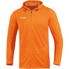 JAKO Run 2.0 Hooded Jacket Unisex - Neon Orange