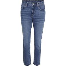 Noisy May Olivia Straight Fit Jeans - Medium Blue Denim