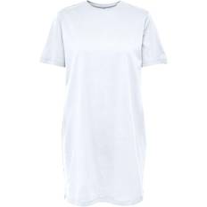 T-skjortekjoler Only May June Short Sleeve Dress - Bright White