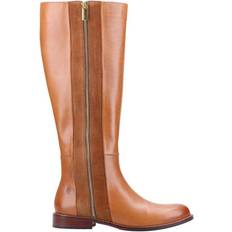 Hush Puppies Faith Knee High Boots - Tan