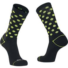 Northwave Core Cycling Socks Women - Black/Yellow Fluo